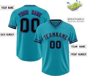 Camiseta de Béisbol Sublimada Personalizada, Transpirable, de Secado Rápido, Conjunto de Uniforme de Béisbol Sublimado Personalizado para Hombre - Product Image 2