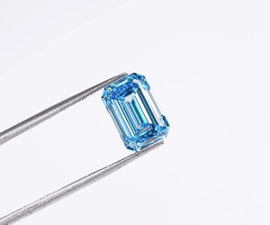 Diamante de Laboratorio Suelto de 3.50 CT, Corte Esmeralda, Color Azul Fantasía, VS1, Diamante de Laboratorio CVD con Certificado IGI, Diamantes Sueltos para Joyería, Proveedor Indio - Product Image 3