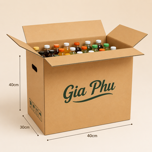 <b>Folder</b> Carton <b>Box</b> Gia Phu Canned Drink Custom Durable Eco-Friendly Recyclable Paper Packaging Beverage Storage Shipping Boxes - Product Image 5