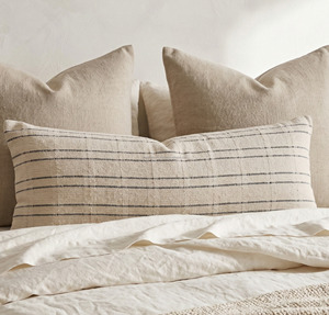 Housse de coussin tissée écologique, faite à la main, douce, lavable, décorative pour canapé, lit, maison, housse de coussin multi-rougeaux tissée - Product Image 6