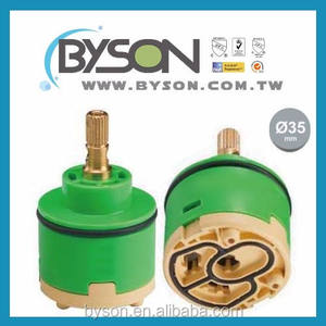 อะไหล่แกนวาล์วพอร์ซเลนเกรดพรีเมียมสำหรับเปลี่ยนในตัวก๊อกน้ำ ควบคุมการไหลของน้ำ - Product Image 3