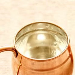 Tasse à bière classique en cuivre pur, écologique, avec poignée, idéale pour les voyages - Product Image 2