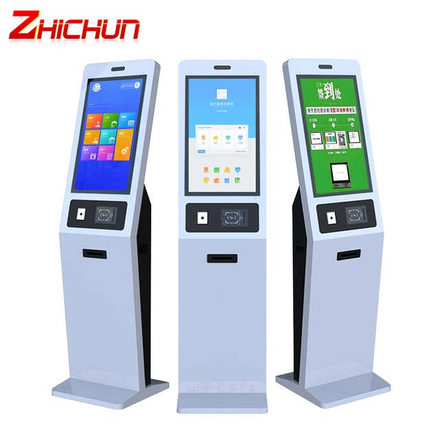 21.5''/23.6'' Queuing Kiosk All in One Tablet PC Floor Standing Indoor Digital Signage Advertising Display LCD Screen OEM