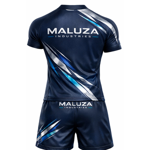 ชุดยูนิฟอร์มรักบี้ฤดูร้อนแบบกำหนดเองของ OEM พิมพ์ลายแบบ Sublimated เต็มตัว ระบายอากาศได้ดี ป้องกันแบคทีเรีย แห้งเร็ว เสื้อเจอร์ซีย์รักบี้พร้อมกางเกงขาสั้น - Product Image 3