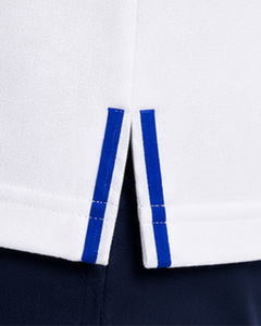 Camiseta Polo Personalizada Blanca y Azul Rey para Hombre, Ropa Deportiva Informal Personalizada, Transpirable, de Manga Corta, Mezcla de Algodón, para Golf - Product Image 5