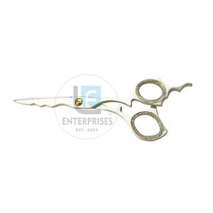Tijeras de Barbero Profesionales de Acero Inoxidable con Diseño Personalizado, Mango Mediano para Diestros, Servicio OEM - Product Image 2