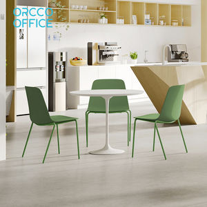 Silla de comedor apilable de plástico PP moderna de calidad superior con patas de acero metálico para cafetería restaurante cafetería <span class=keywords><strong>cocina</strong></span> muebles para el hogar - Product Image 2