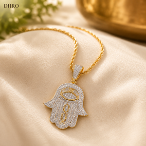 จี้เพชรโมอิสซาไนต์ทรงกลมชุบทอง 18K ดีไซน์หรูหราสำหรับใส่ทุกวัน - Product Image 3