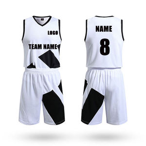 Tenues de basket-ball réversibles fabriquées en usine, uniformes de basket-ball par sublimation, ensemble de maillots pour équipe de basket-ball - Product Image 1