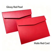 Enveloppes cadeaux personnalisées imprimées, différentes tailles, papier perlé et enveloppes en papier kraft écologique coloré pour mariage et fêtes