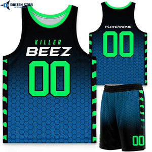 Conjunto de Uniformes de Baloncesto Personalizados al por Mayor, Uniforme de Baloncesto Transpirable de Malla con Impresión de Logotipo del Equipo - Product Image 2
