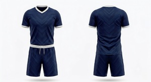 Custom Geometric Green and <b>Gold</b> Soccer Jersey Set Premium Football Uniform Breathable Training <b>Shirt</b> and Shorts Kit Sportswear - Product Image 2
