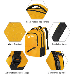 Mochila Escolar Ligera, Transpirable, con Múltiples Bolsillos, Cierre Suave y Logotipo Personalizado, al Mejor Precio - Product Image 5