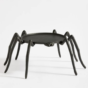 Cuenco de Metal con Recubrimiento en Polvo de Color Negro, Hecho a Mano, con Diseño de Araña, Centro de Mesa Decorativo Novedoso para Fiestas, Accesorios de Mesa, Utensilios de Cocina - Product Image 1