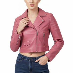 Chaqueta de Cuero para Mujer, Estilo Deportivo, Impermeable y Resistente al Viento, Nueva Colección, Tallas Grandes Disponibles - Product Image 1
