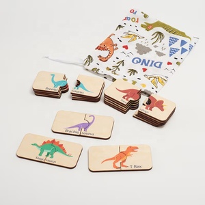 Jouets de puzzle en bois Delarchi & Design Art Déco Le monde qui vous entoure Cartes de puzzle éducatives pour enfants - Cadeau d'anniversaire - Product Image 5