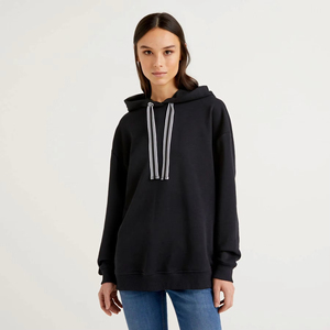 Sudaderas con Capucha para Mujer, Precio Razonable, Transpirables, 100% Algodón, Impermeables, Resistentes al Viento, Logotipo Personalizado, Servicio OEM/ODM - Product Image 3