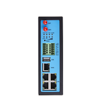 Passerelle industrielle Bivocom TG451-LF NB-IoT LTE-M 4G, boîtier métallique IP30, communication Modbus RTU/TCP, fabricant de réseaux