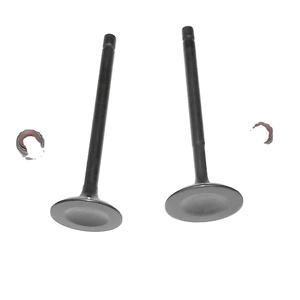 Paire de soupapes d'admission et d'échappement pour Willlys Jeep CJ2A CJ3A 4 134 L Moteur à tête 637182 637183 pour pièces de rechange de Jeep classique - Product Image 4