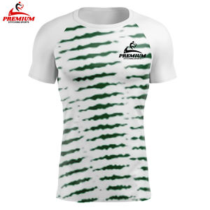 เสื้อแรชการ์ดแขนสั้นคุณภาพสูงสำหรับผู้ชาย - ป้องกันรังสียูวี แห้งเร็ว ป้องกันการเสียดสี - เหมาะสำหรับกีฬาและฟิตเนส - Product Image 5