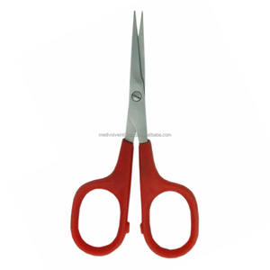 Medivolve Stainless Steel Manual Multi-Purpose Nail Hair Beard Cuticle <b>Thread</b> Scissors Professional Durable Surgical Instruments - Product Image 2