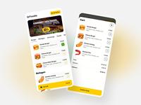 Application mobile avancée de commande par QR code avec accès Internet, serveur réseau Linux/Mac, restauration sans contact et gestion des stocks en temps réel