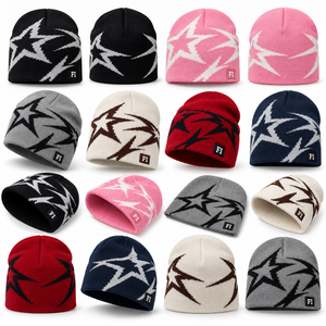 Gorros de Punto Jacquard Unisex al por Mayor, Gorro de Invierno con Logotipo Personalizado, Diseño Gráfico, Gorra de Calavera Estilo Urbano, Proveedor de Moda B2B en EE. UU. - Product Image 6