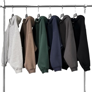 Sweats à capuche personnalisés zippés Streetwear en molleton graphique 100% coton 360g Hiver Fournisseur en gros avec logo personnalisé - Product Image 6