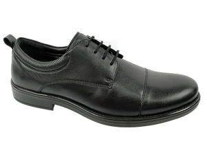 Chaussures habillées à lacets pour hommes Aircom Derby, bout fermé, dessus en peau de mouton, coussin d'air, semelle antidérapante en TPR, pour le bureau et la carrière, OEM, marque privée - Product Image 1