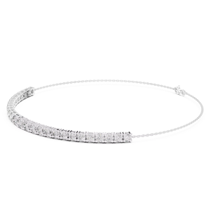 Bracelet en diamants glacés de haute qualité pour femmes, en acier inoxydable de luxe, idéal pour un usage quotidien – Vente en gros - Product Image 1