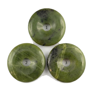 Donuts en Cristal Naturel, Pierre de Serpentine Verte, Gemmes de Guérison Reiki, Agate en Gros - Product Image 6