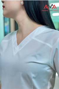 FMF Vietnamese Medical <b>Scrub</b> <b>Set</b> for Men & Women | Polyester Rayon Blend | Needle Detection Technology - Product Image 2