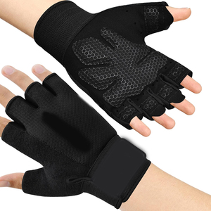 Guantes de Levantamiento de Pesas SAMROZ SPORTS para Gimnasio y Entrenamiento, Antideslizantes, Acolchados, Protección Completa de la Palma, Ultra Ventilados, para Fisicoculturismo - Product Image 4