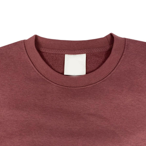 Sweat-shirt pour homme de haute qualité à col rond, couleur unie, hiver, logo personnalisé, vente en gros, coton mélangé, sweat-shirt basique pas cher pour homme - Product Image 3