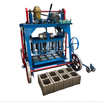 Machine à fabriquer des blocs de béton emboîtables et des pavés de 8 pouces avec moteur
