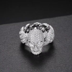 Anillo de Cóctel con Diseño de Animal de Dibujos Animados, Oro Sólido de 24K, Engaste Pavé con Diamantes de Corte Brillante Redondo, Joyería de Lujo Unisex para Fiestas - Product Image 2
