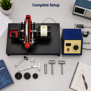 Motorised Governor Apparatus | Variable Speed Governor <b>Trainer</b> | Mechanical Engineering Lab Equipment | Electric Motor OEM - Product Image 2