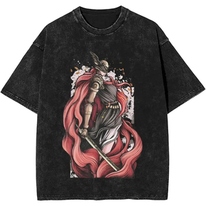 เสื้อยืดสตรีทแวร์สั่งทำขายส่ง ลายปลาญี่ปุ่น ทรงโอเวอร์ไซส์ ผ้าฝ้าย ผลิตโดยผู้ผลิต - Product Image 3