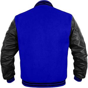 Chaqueta Varsity Personalizada de Alta Calidad al por Mayor, Chaqueta de Béisbol con Bordado de Lana, Chaqueta Varsity Letterman - Product Image 4