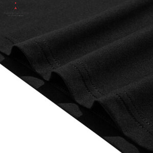 เสื้อยืดผู้ชายพิมพ์ลายสีพื้นทรงหลวมประดับเพชร  ไซส์ใหญ่ ผ้าฝ้าย 100% สำหรับใส่หน้าร้อน - Product Image 6