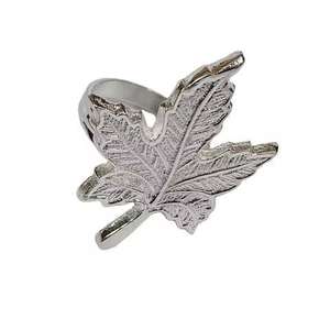 Anneau de serviette de luxe plaqué argent et or, en métal durable, décoration de table de mariage à prix avantageux - Product Image 6