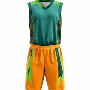 Conjunto de Uniforme Deportivo para Cancha: Camiseta sin Mangas y Pantalones Cortos con Ventilación, Detalles Personalizados del Equipo e Identidad del Jugador - Product Image 4