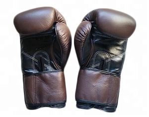 Wholesale Custom Logo Genuine/PU Leather Training Boxing <b>Gloves</b>-Muay Thai Kick Boxing Multi-Layered High-Density <b>Moisture</b> - Product Image 2