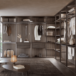 Armario Abierto de Diseño Moderno de Madera JY Project, Personalizado, de Venta Caliente en Vietnam, con Estructura de MDF y Bisagras de Melamina - Product Image 4