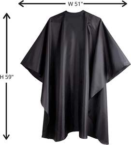 Capa de Barbero Profesional Personalizada con Cierre a Presión, Impermeable, de Poliéster - Product Image 3