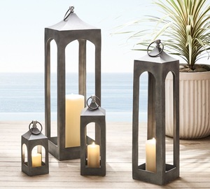 Customised Decorative <b>Set</b> Of Outdoor Indoor Metal Candle <b>Lanterns</b> Farmhouse Floor & Hanging Metal Candle <b>Lanterns</b> For Decor - Product Image 4