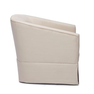 Poltrona Girevole Earl in Lino con Braccioli per Soggiorno, Comoda ed Elegante - Product Image 4