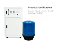 Purificateur d'eau RO de qualité commerciale à 5 étapes avec auto-nettoyage et surveillance TDS, idéal pour les systèmes d'eau municipaux, scolaires et domestiques