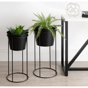 Pot de fleurs en métal de qualité supérieure, durable et élégant pour jardin, maison, balcon, terrasse, intérieur et extérieur. - Product Image 3