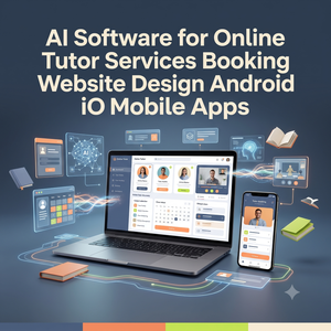 Logiciel ERP CRM IA pour la conception de sites web de réservation de services de tutorat en ligne, applications mobiles Android iOS, WordPress, Shopify, e-commerce - Product Image 1